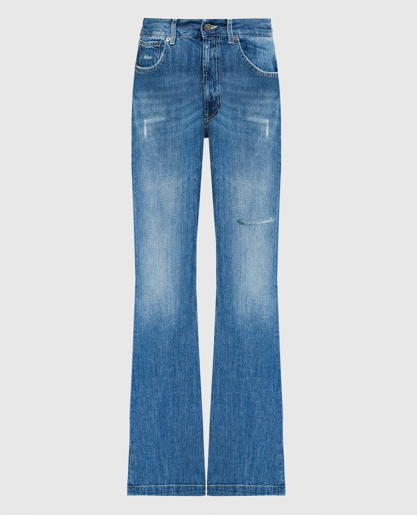 Dondup Jeans blu a zampa con effetto used DP728DF0269DGI9