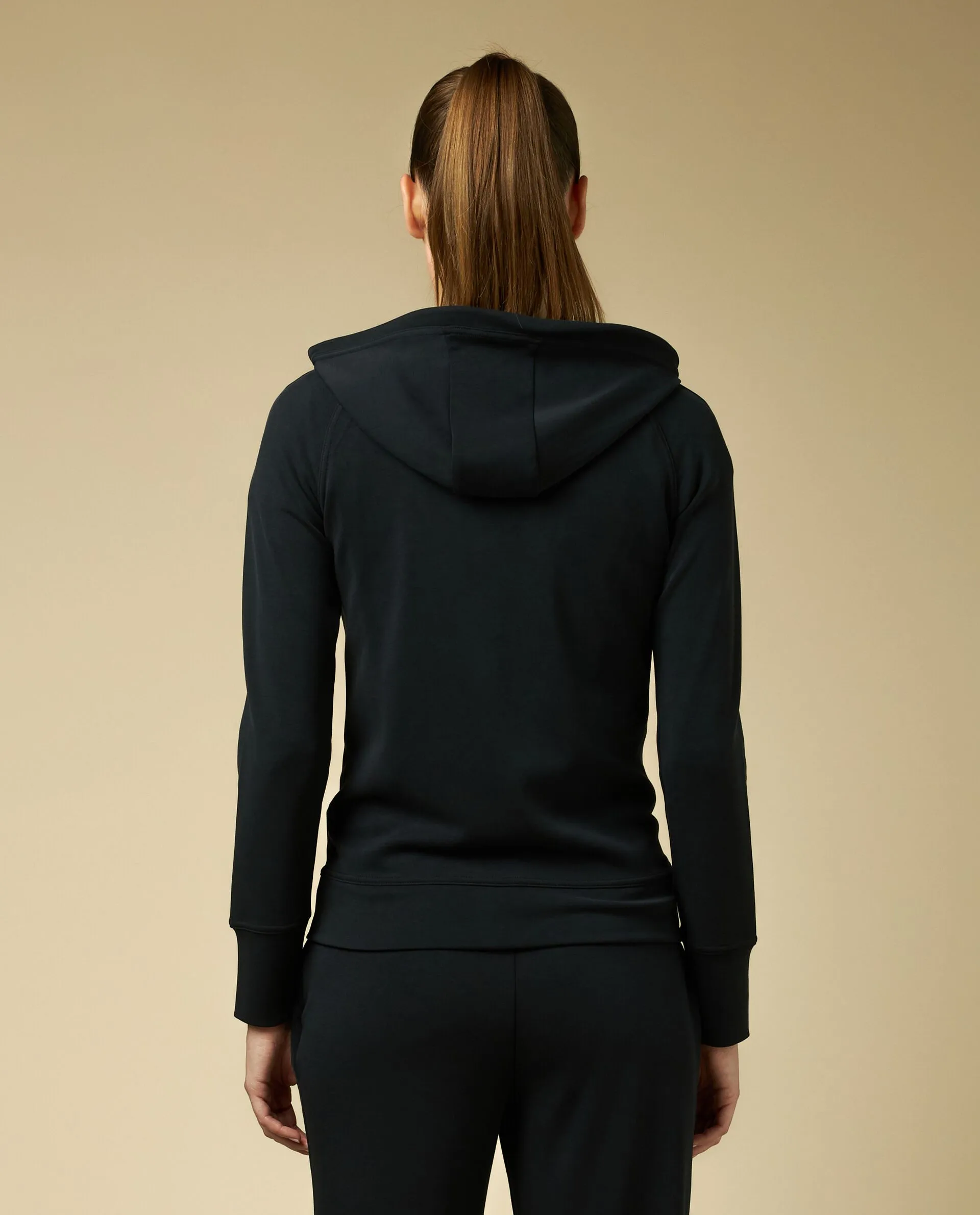 HOLISTIC  Felpa fitness con cappuccio donna