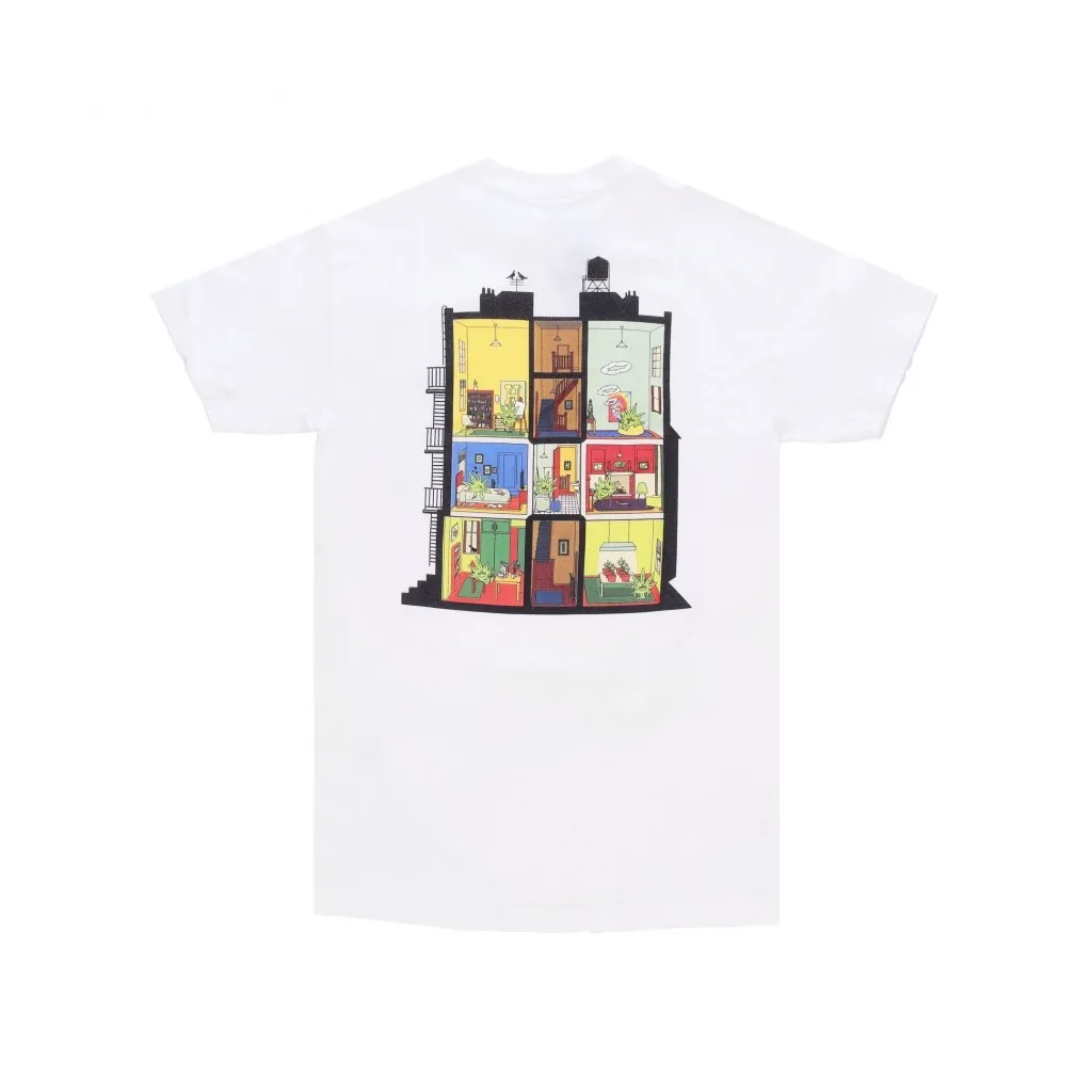 maglietta uomo at home tee WHITE